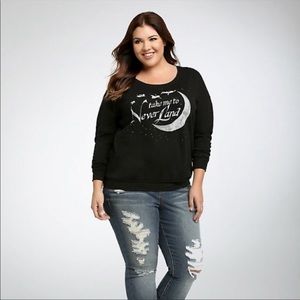 Black Peter Pan Sweatshirt